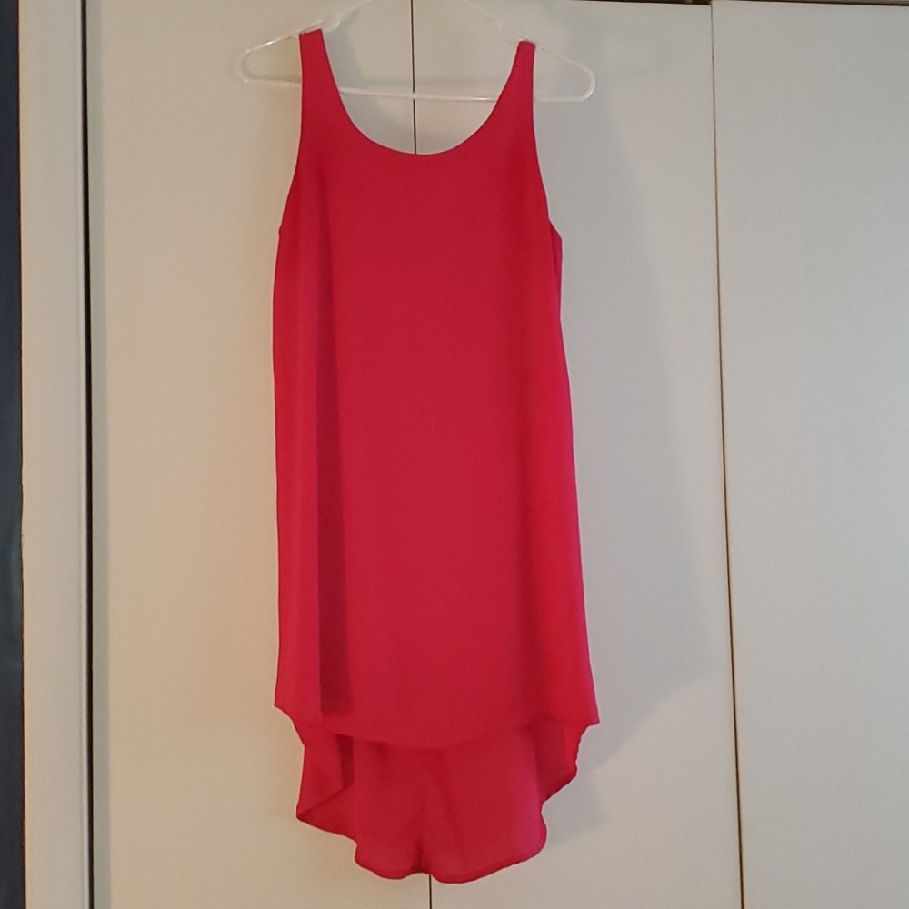 Bow backed sleeveless dress